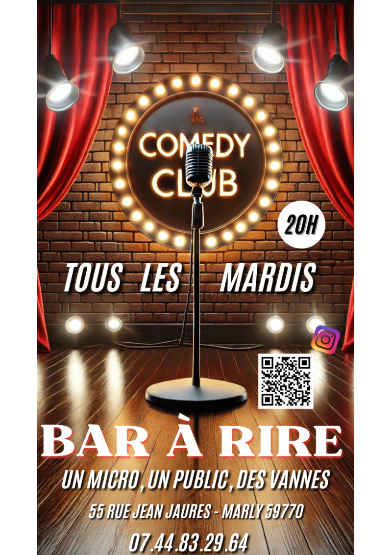 Comedy Club Bar à rire - 24/03 à 20h