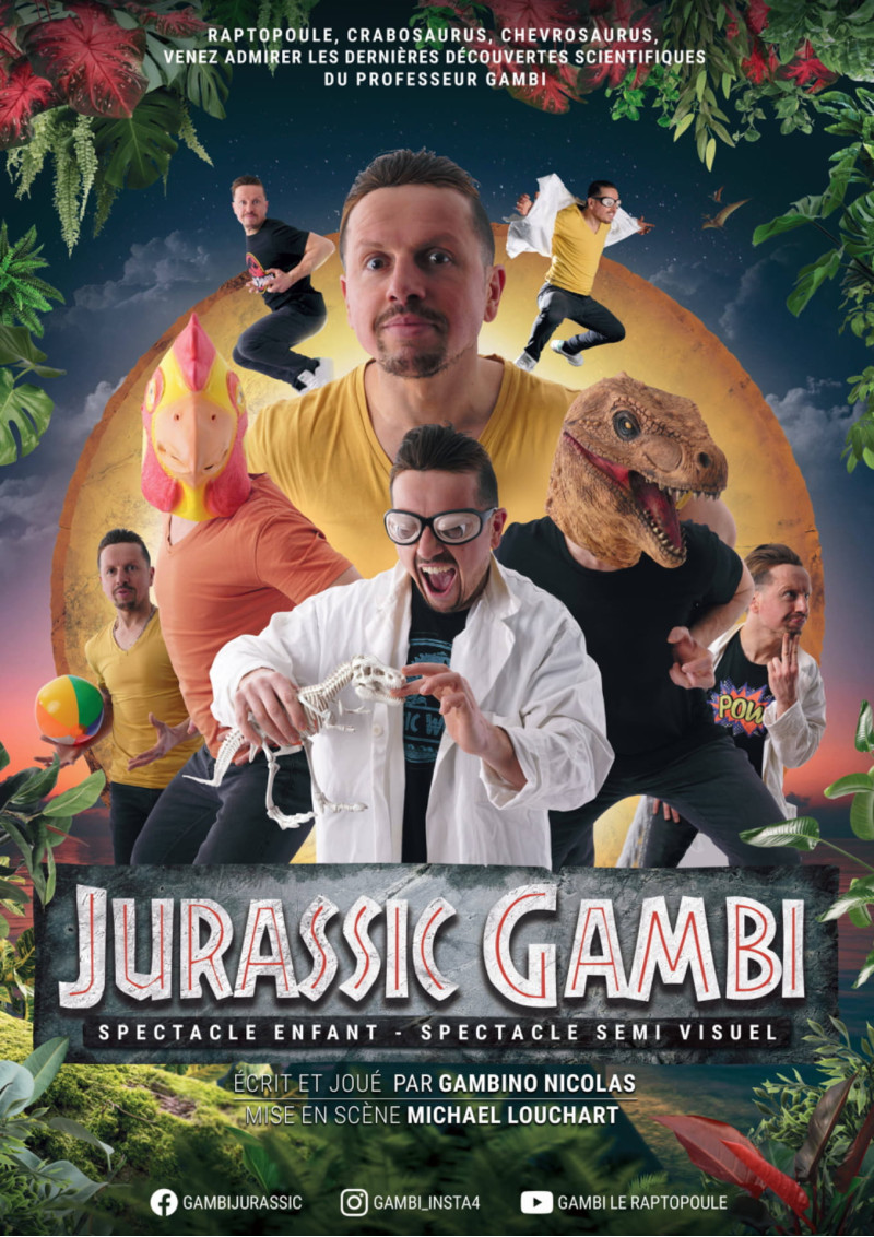 Jurassic Gambi - Spectacle semi visuel pour enfant- le 13/09 à 11h